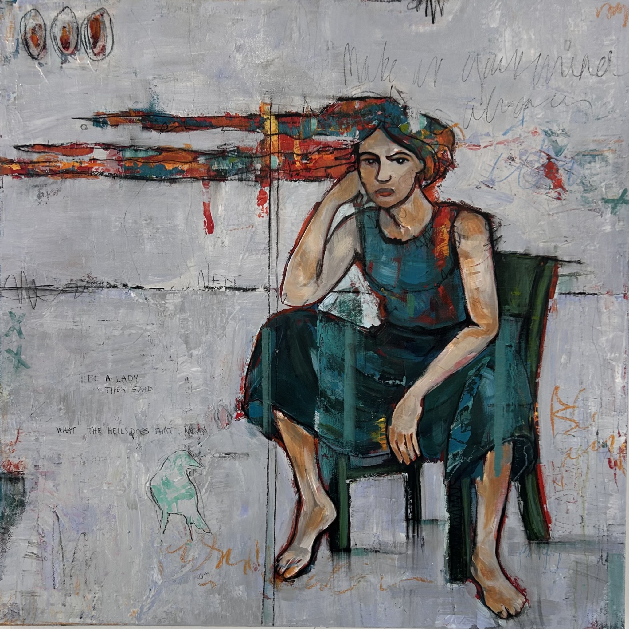 Resting Lady Face by Lyssa Lovejoy